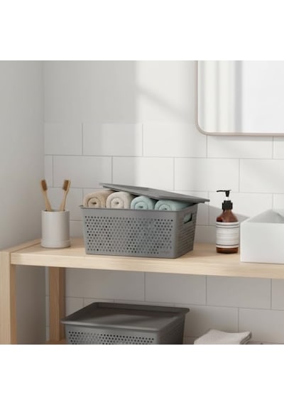 Tr Seul Çok Amaçlı Kapaklı Saklama Kutusu - Şık Ve Dekoratif Dolap İçi Organizer Düzenleyici 4 L / 12 L / 20 L Diğer