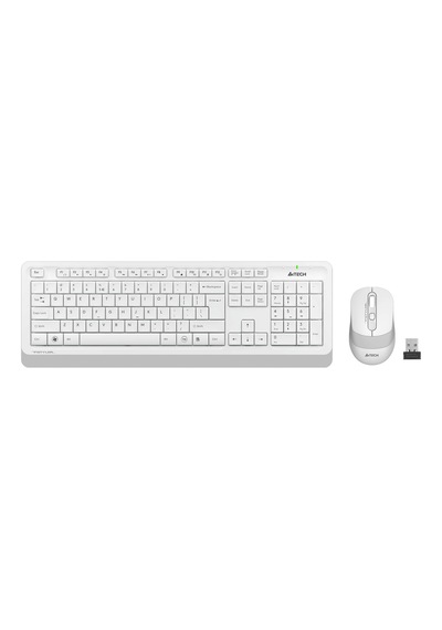 A4-tech Kablosuz Set Beyaz Fg1010-b Optik