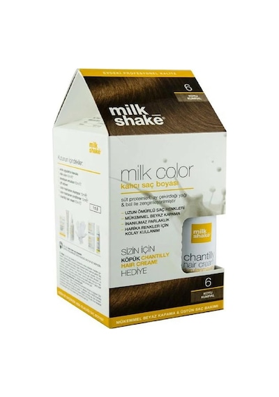 Milk Shake No:6 Koyu Kumral Kalıcı Saç Boyası