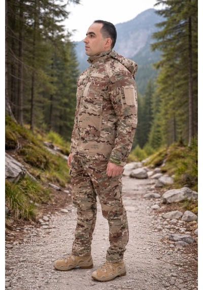 Single Sword Rüzgar Geçirmez Softshell Pantolon Multicam