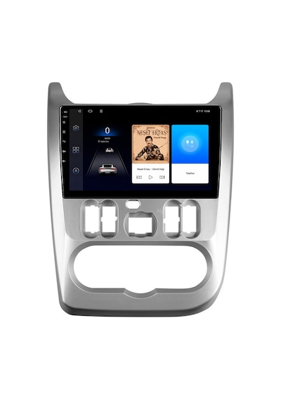 Dacia Logan 2009-2013 Android Multimedya Carplay Android Auto Navigasyon Kameralı 4gb Ram 64gb 9"