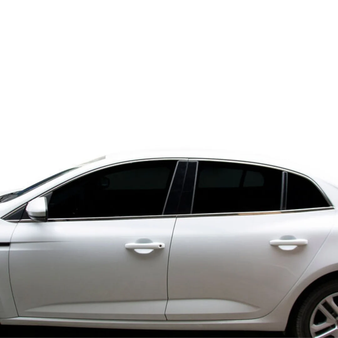 Renault Megane 4 Cam Çerçevesi - Krom 12 Parça 2016 Ve Sonrası, Hb