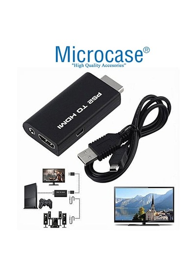Microcase Playstation 2 Hdmı Adaptör Dönüştürücü - Ps2 To Hdmı