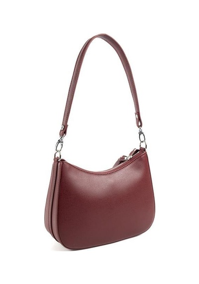 Silver Polo Sp1259 Kadın Omuz Çantası Düz Bordo-bordo