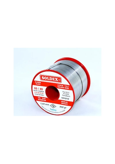 Soldex 6040 Lehim Teli 500 Gr 1.6 Mm Sn60 / Pb40 - 895576384