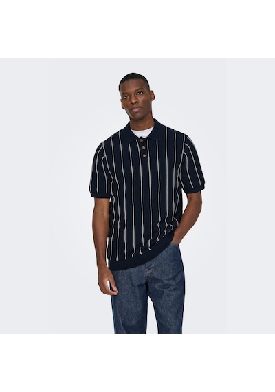 Only & Sons Saim Erkek Lacivert Polo Tişört 22037080-dsp Lacivert