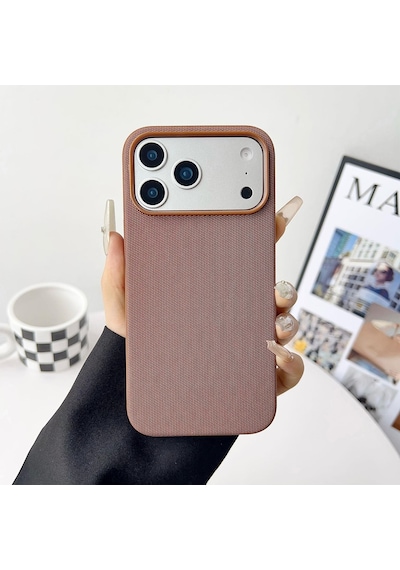 Teleplus Apple, Uyumlu iPhone 13 Kılıf Tech-weave Kumaş Magsafe Kılıf Yeşil