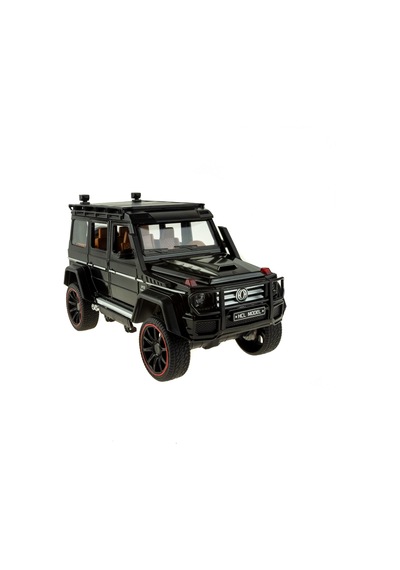 1:16 Ölçek Metal Model Suv Araba Çek Bırak Işıklı Sesli Siyah