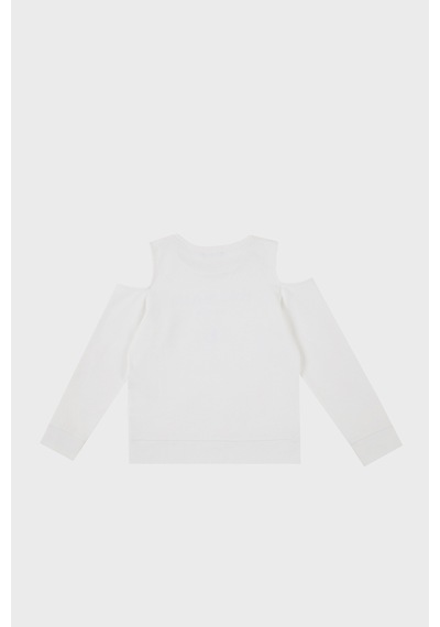 Balmain Çocuk Sweat 6m4020 Mx270 130 Beyaz
