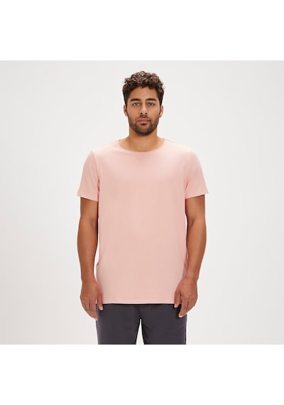 Bad Bear Major Erkek Pembe Yuvarlak Yaka Tişört Pembe