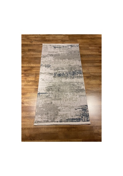 Doku 1027 Mavi Halı Çok Renkli