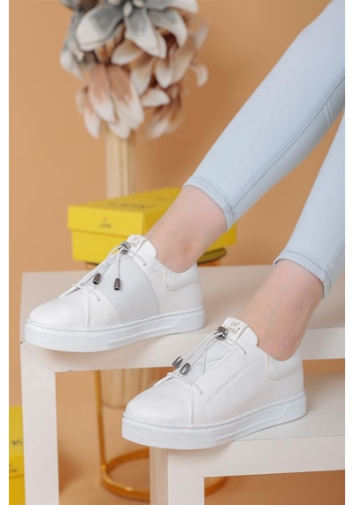 Alvaro Beyaz Renkli Sneaker-beyaz Beyaz