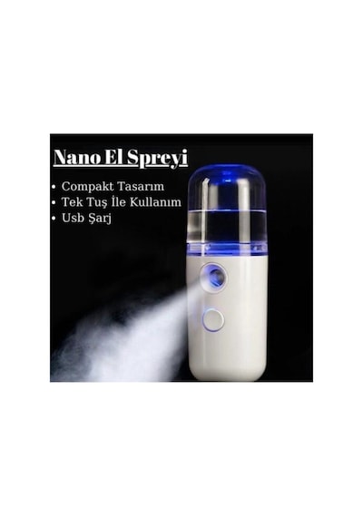 Nane Yağı 30ml Nano Mini El Buhar Püskürtücü Serinletici Aromaterapi Difüzör