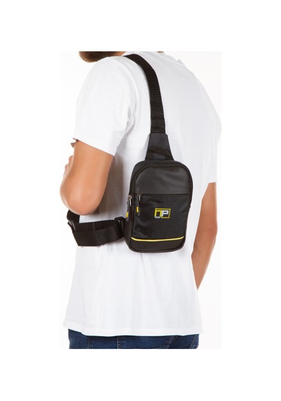 Newish Polo Impertex Suya Dayanıklı Kumaş Siyah-sarı Unısex Omuz Çantası Günlük,seyahat,okul Siyah - Sarı