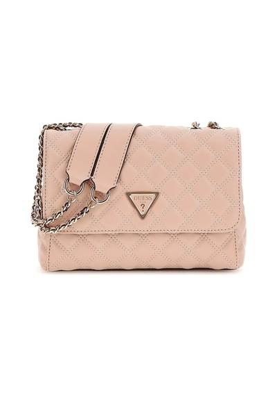 Guess Kadın Giully Kapitoneli Çapraz Çanta Pembe