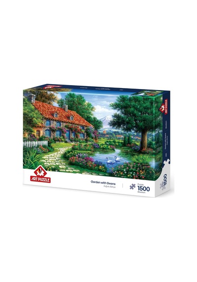 Kuğulu Bahçe 1500 Parça Puzzle