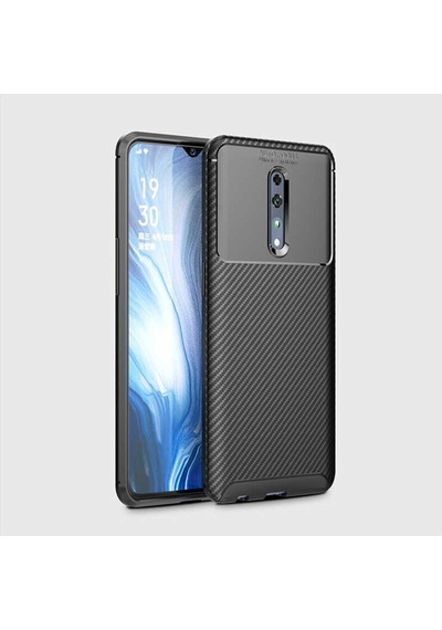 Oppo Reno Z Kilif Karbon Silikon Case 389460582