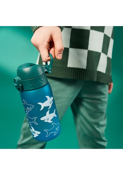Lexroo Çocuk İçecek Şişesi, 350 Ml, Sızdırmaz, Tek Elle Açılır, Bulaşık Makinesinde Yıkanabilir Çok Renkli