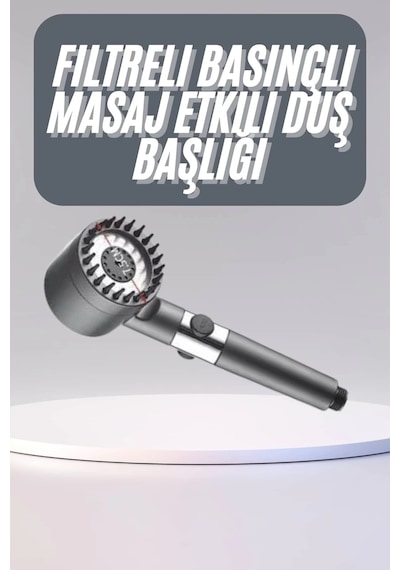 Yüksek Performanslı Masaj Etkili Su Tasarruflu Duş Başlığı Krom Kaplama Uzun Ömürlü Diğer
