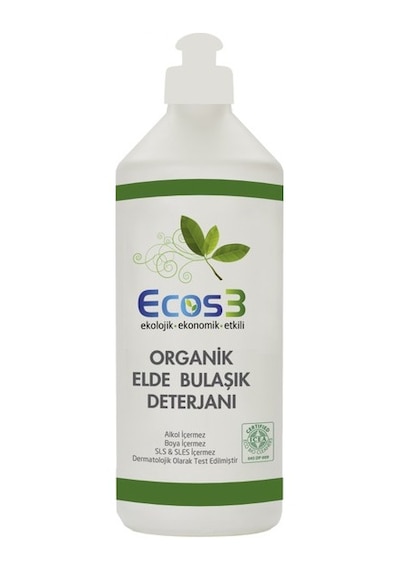 Ecos3 Organik Elde Sıvı Bulaşık Deterjanı 500 ML