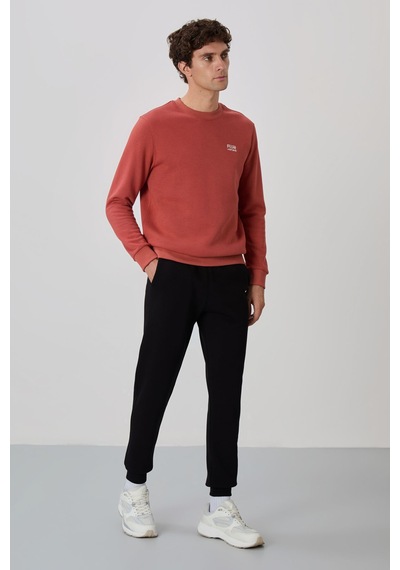 Tommy Life Andy Kiremit-siyah Şardonlu Erkek Eşofman Takım - 85190 Kiremit - Siyah