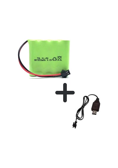 Tnl 4.8V 1800Mah Oyuncak Araba Pili + Usb Şarj Cihazı