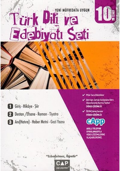 Çap Yayınları 10. Sınıf Türk Dili ve Edebiyatı Seti