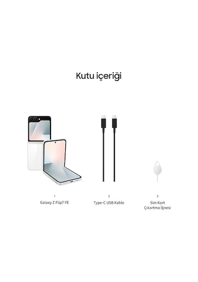 Samsung Galaxy Z Flip7 FE 256 GB (Samsung Türkiye Garantili)