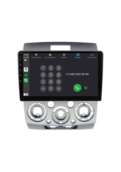 Ford Ranger Android Multimedya Sistemi 2009-2011 Crv-4128xaa