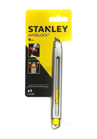 Kilitlenen Maket Bıçağı -9 mm STANLEY 0-10-095