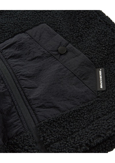 Skechers B Full Zıp Sherpa Büyük Erkek Çocuk Siyah Mont Sk2620086-3817