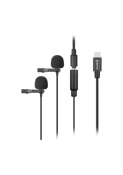 Apple Uyumlu iPhone Boya By M2D İkili Yaka Mikrofonu