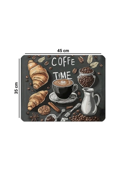Valerine Life Kahve Makinesi Matı Su Geçirmez Kaymaz Yıkanabilir Çaycı, Çay Espresso Makinesi Pad 35x45cm 27240104