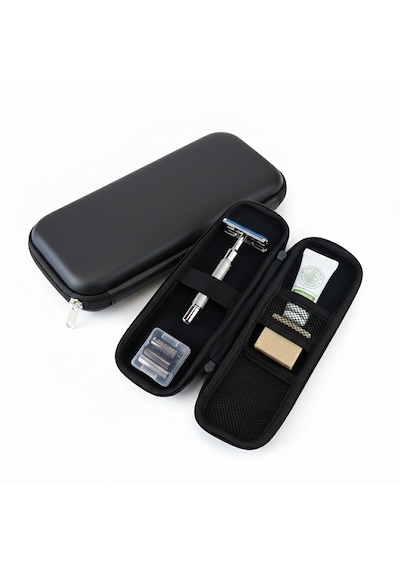 Microcase Seyehat İçin Traş Bıçağı Taşıma Kılıfı 21x9cm Al5356 Kılıf