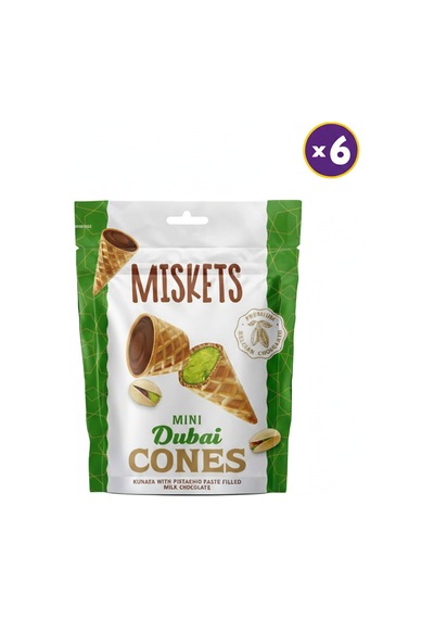Dubai Çikolatalı Kornet 50 Gr X 6 Adet