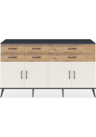 Arges Konsol 3 Raflı 6 Çekmeceli 4 Kapaklı 176x30x99 Antrasit-aytaşı/çam Aytası/atlas Çam - Antrasıt Arges Konsol 3 Raflı 6 Çekmeceli 4 Kapaklı 176x30x99 Antrasit-aytaşı/çam Aytası/atlas Çam - Antrasıt