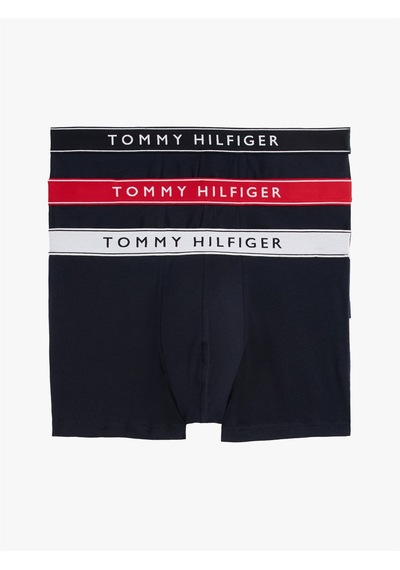 Tommy Hilfiger 3p Trunk Wb Erkek Kırmızı Boxer - Um0um03457 Kırmızı