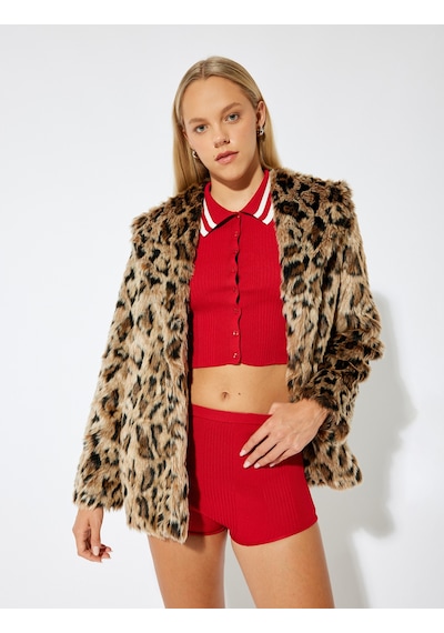Koton Suni Kürk Kaban Oversize Leopar Desenli Şal Yaka Kapüşonlu Cep Detaylı Leopar Desenli 5wal00044ıw Leopar Desenli Çok Renkli Koton Suni Kürk Kaban Oversize Leopar Desenli Şal Yaka Kapüşonlu Cep Detaylı Leopar Desenli 5wal00044ıw Leopar Desenli Çok Renkli