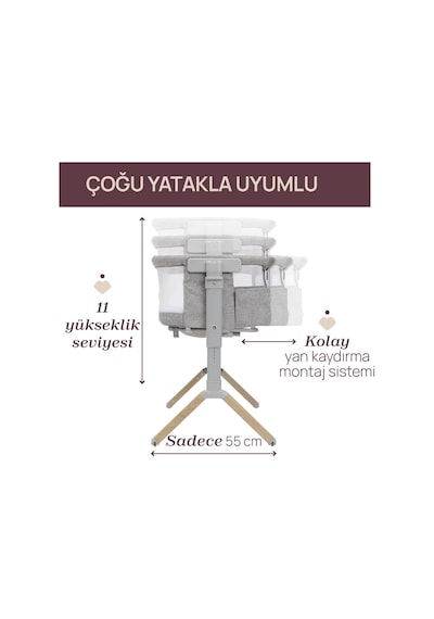 Chicco Next2me Armonıa Scandınavıan 07087142610000 Brown