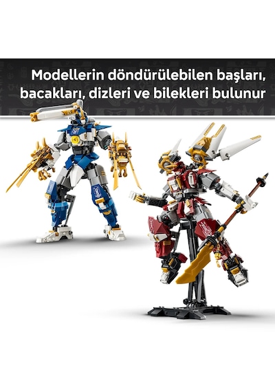 LEGO NINJAGO İkiz Titan Robotları 71870 - 12 Yaş ve Üzeri Çocuklar için Minifigür İçeren Yaratıcı Oyuncak Yapım Seti (1707 Parça)