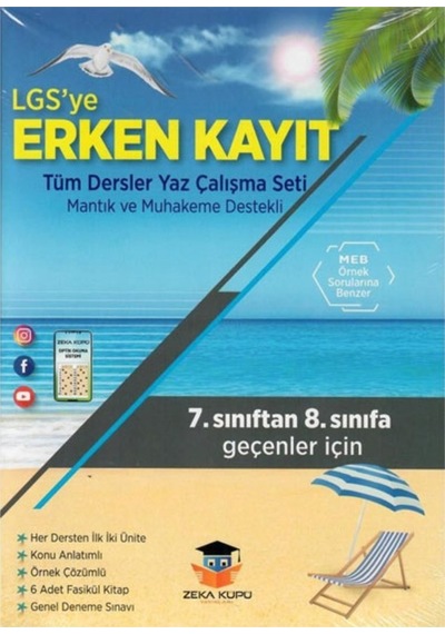 Lgs Tüm Dersler Yaz Çalışma Seti Zeka Küpü Yayınları