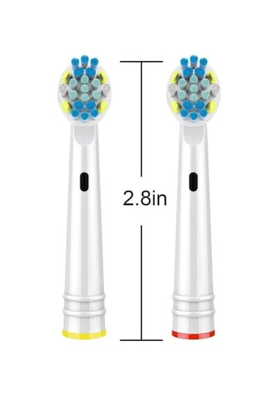Şarjlı Diş Fırçası Oral-b Uyumlu Floss Action 4 Lü Dış Fırçası Yedek Başlığı