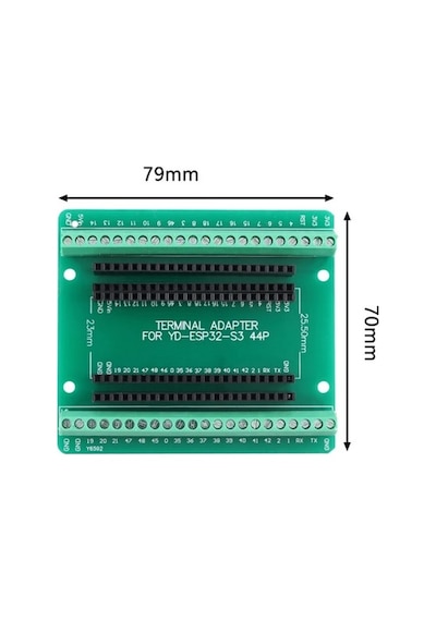Esp32 Terminal Board 38 Pin Vidalı Klemens Adaptör Kartı Esp32 Devkit V1 Geliştirme Kartı Breakout G