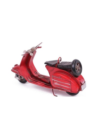 Dekoratif Metal Scooter Vintage Dekoratif Ev Ofis Hediyelik Metal Süs