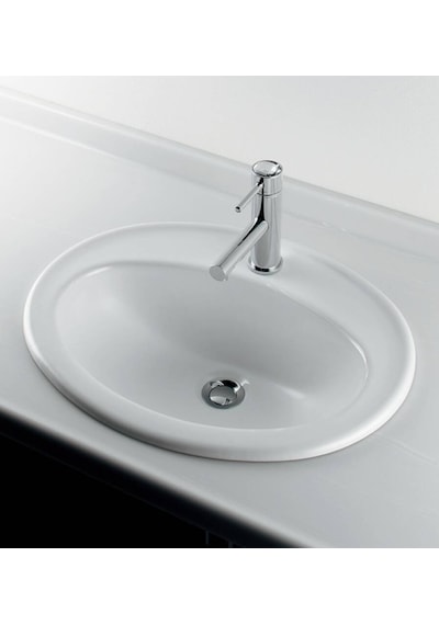 Duravit - Draplast Tezgah Üzeri Lavabo 56 Cm Beyaz - 0472560000- Beyaz