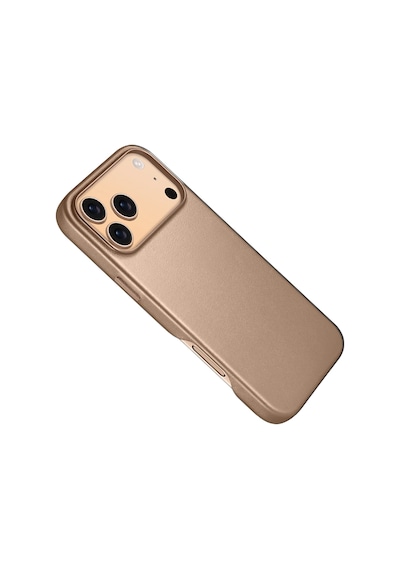 Apple Uyumlu iPhone 17 Pro Max Hbc-242 Dividing Magsafe Kapak - Çöl Titanyum