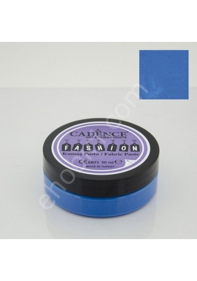 Fp-09 Royal Mavi - Cadence Opak Fashion Kumaş Rölyef Pasta - Fabr