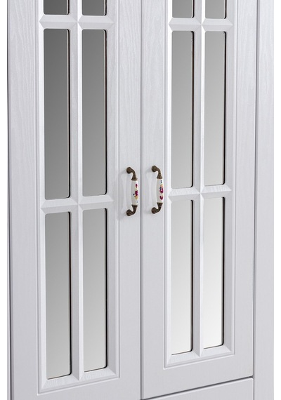 Gardırop, Country West Mdf Ön Yüzeyli 6 Kapılı Dolap, Beyaz Gardırop, Country West Mdf Ön Yüzeyli 6 Kapılı Dolap, Beyaz