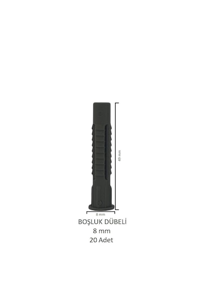 Tuğla Boşluk Dübeli 8 Mm  20 Adet