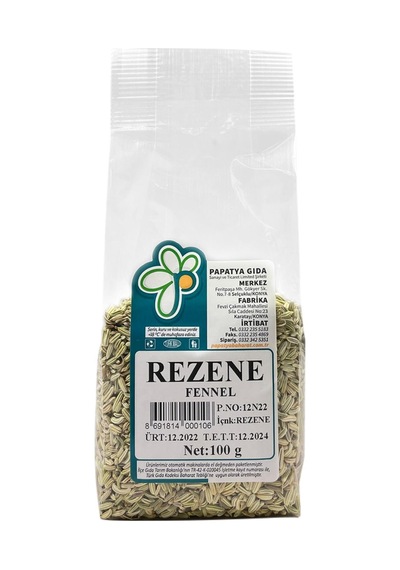 Papatya Gıda Rezene 100 G